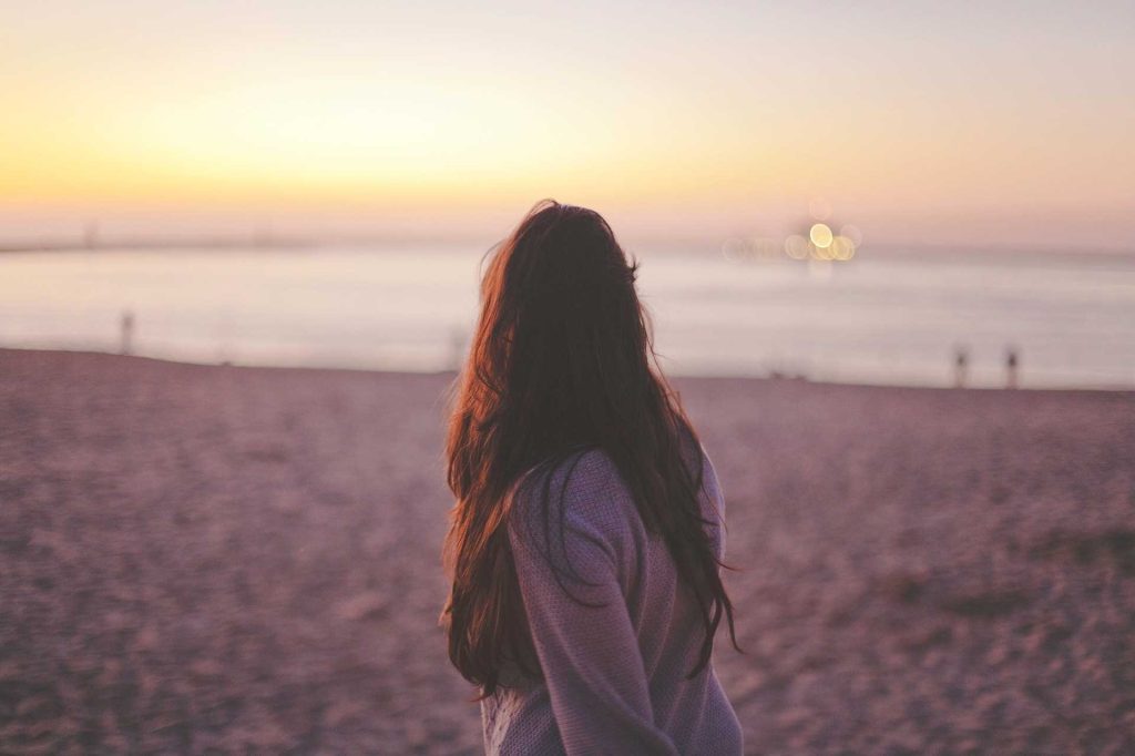 girl on the beach